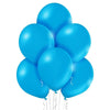 Ballon petit cyan métallisé 