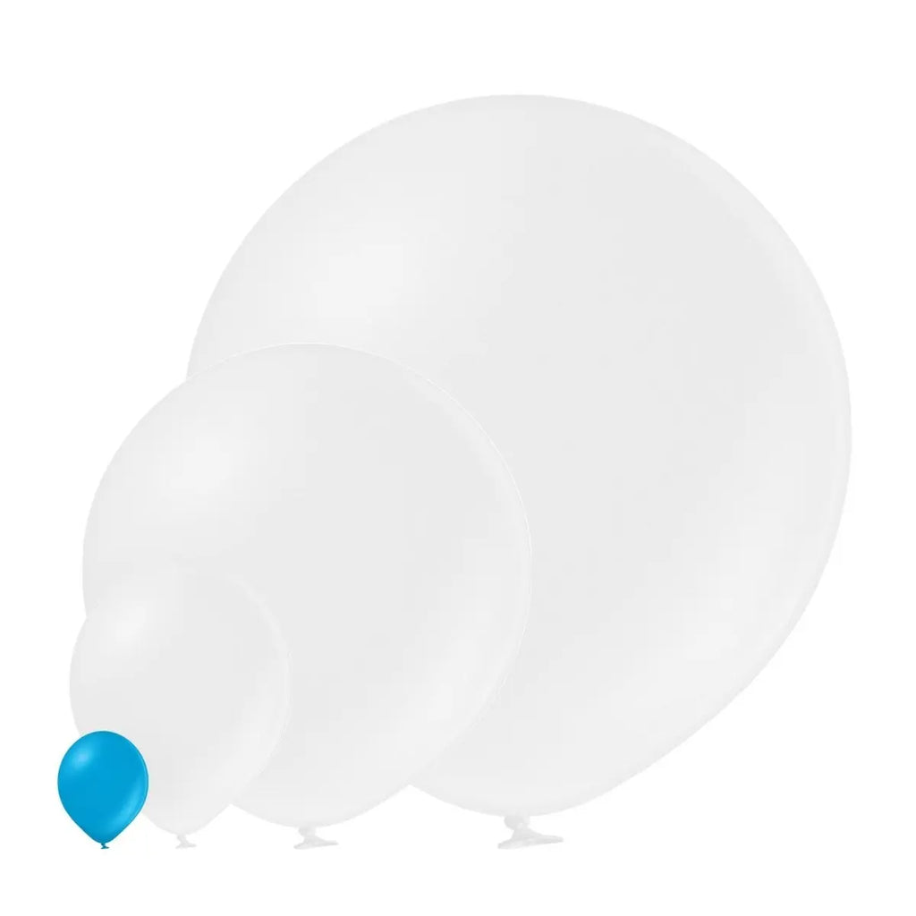 Ballon klein metallic cyan - Latex Ballone Uni klein metallic
