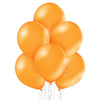 Ballon petit métallique orange clair 