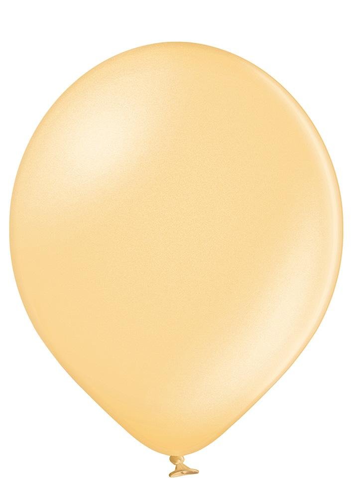 Ballon klein metallic pfirsich - Latex Ballone Uni klein metallic