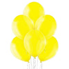 Ballon petit jaune transparent 