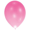 Ballon lumineux LED rose 