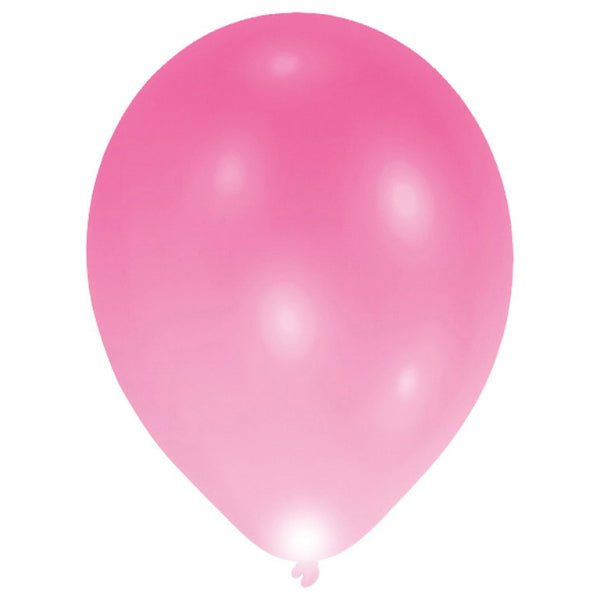 Ballon leuchtend LED pink - Latex LED