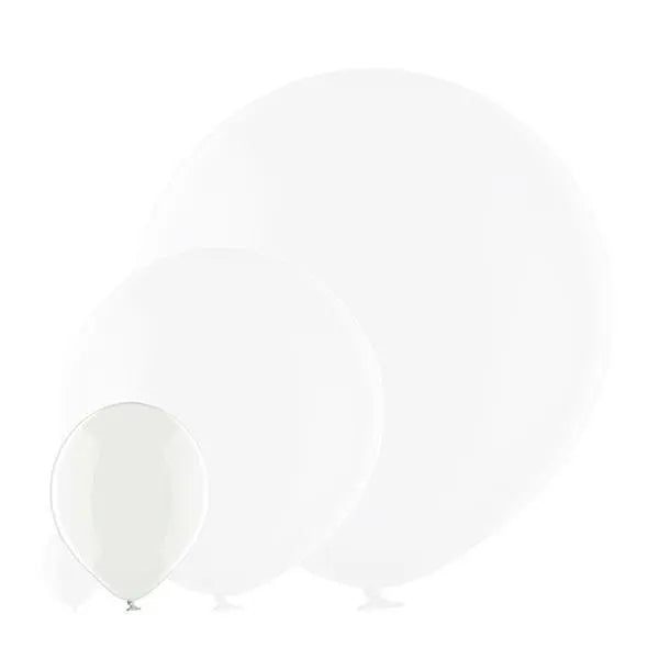 Ballon weiss transparent Belbal