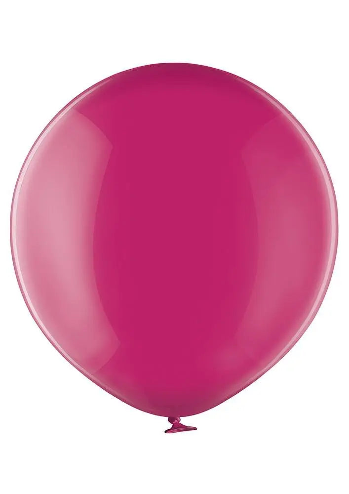 Ballon XL fuchsia transparent Belbal