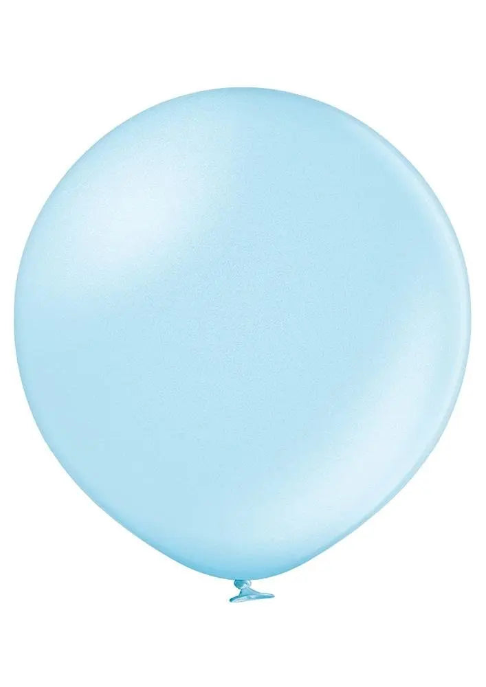 Ballon XL metallic hellblau Belbal