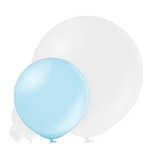 Ballon XL metallic hellblau Belbal