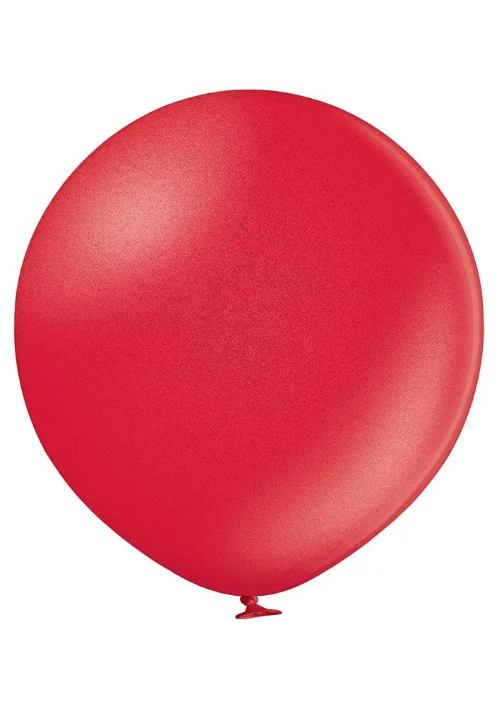 Ballon XL metallic kirschrot Belbal