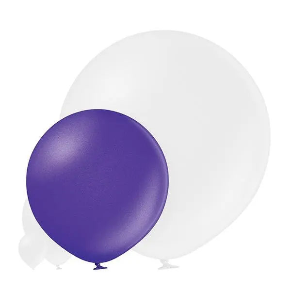 Ballon XL metallic lila Belbal