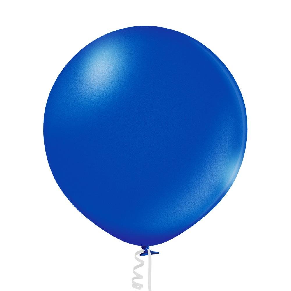Ballon XL metallic royalblau - Latex Ballone Uni XL metallic