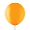 Ballon XL orange transparent 