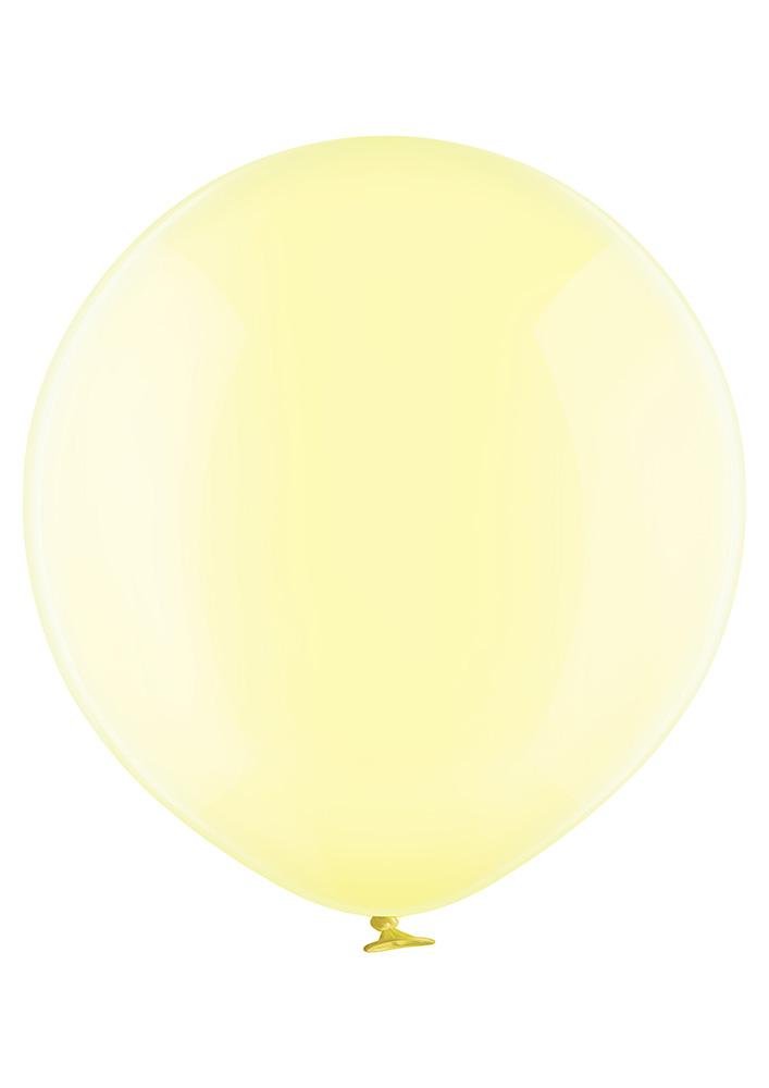 Ballon XL seifen gelb transparent - Latex Ballone Uni XL transparent