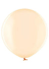 Ballon XL orange savonneux transparent 
