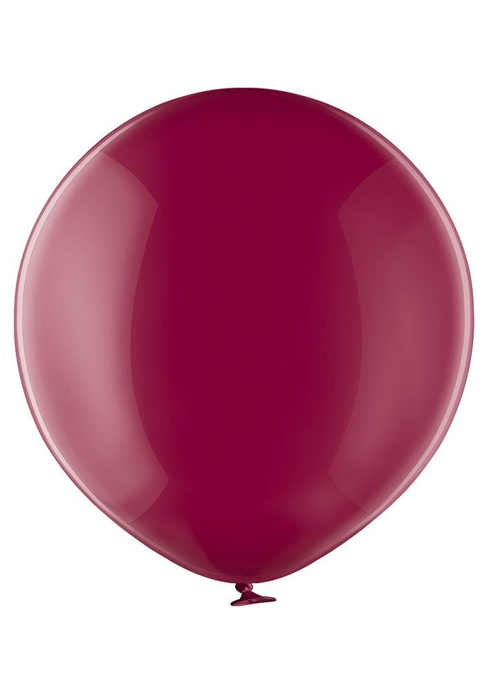 Ballon XXL burgundrot transparent - Latex Ballone Uni XXL transparent