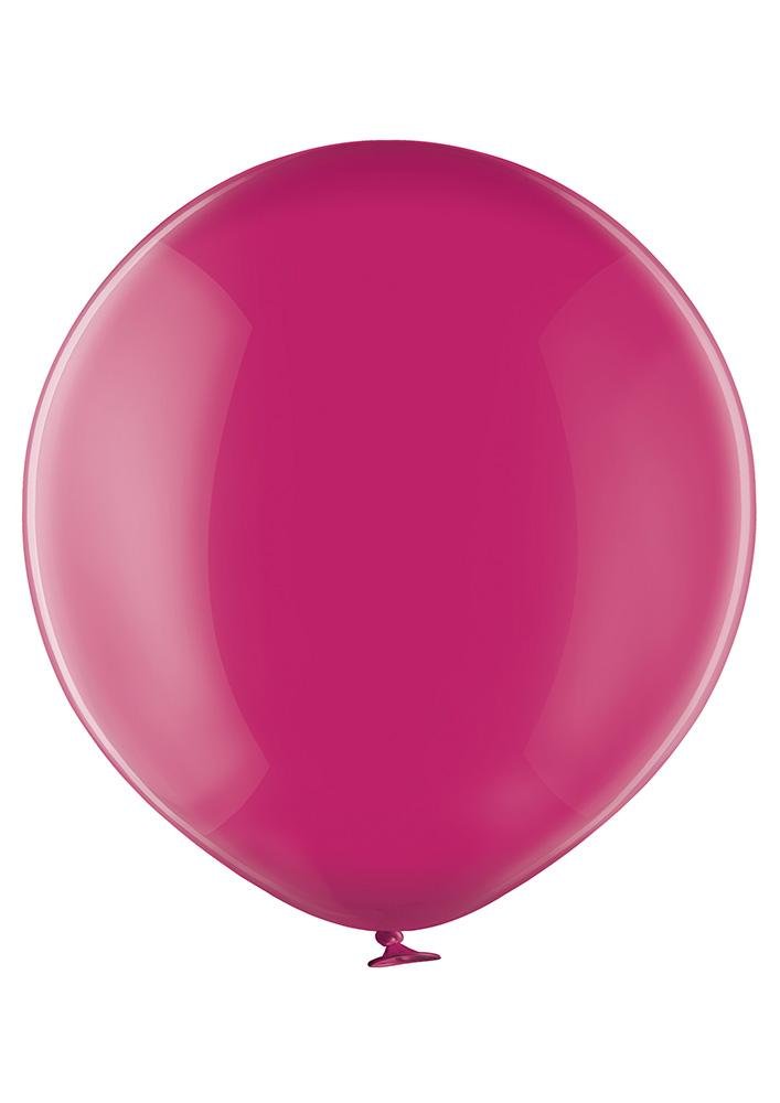 Ballon XXL fuchsia transparent - Latex Ballone Uni XXL transparent