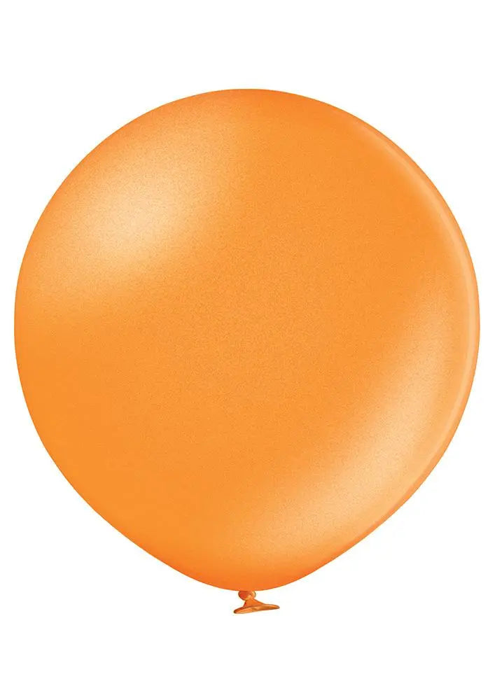 Ballon XXL metallic hellorange - Latex Ballone Uni XXL metallic