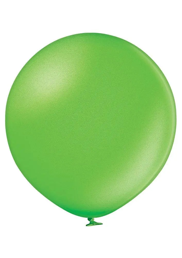 Ballon XXL metallic Limetten grün - Latex Ballone Uni XXL metallic