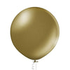 Ballon XXL métallisé amande 