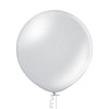 Ballon XXL métallisé argent 