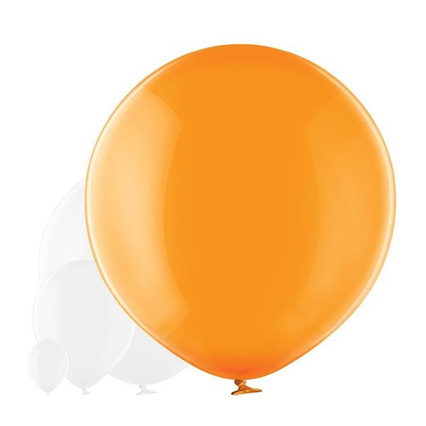 Ballon XXL orange transparent - Latex Ballone Uni XXL transparent