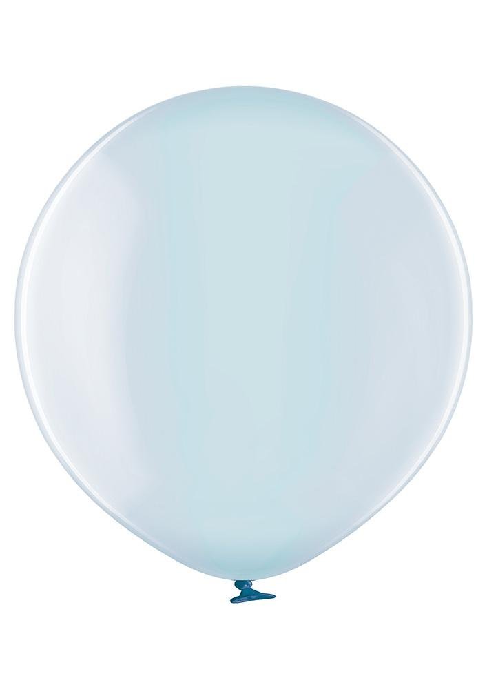Ballon XXL seifen blau transparent - Latex Ballone Uni XXL transparent