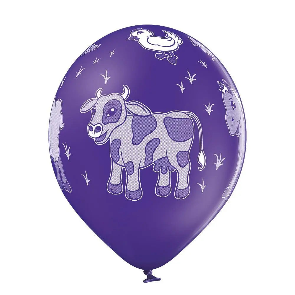 Bauernhof Tiere Ballon - Latex bedruckt