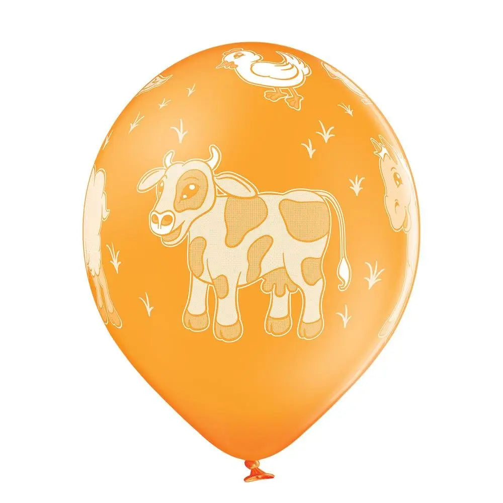 Bauernhof Tiere Ballon - Latex bedruckt