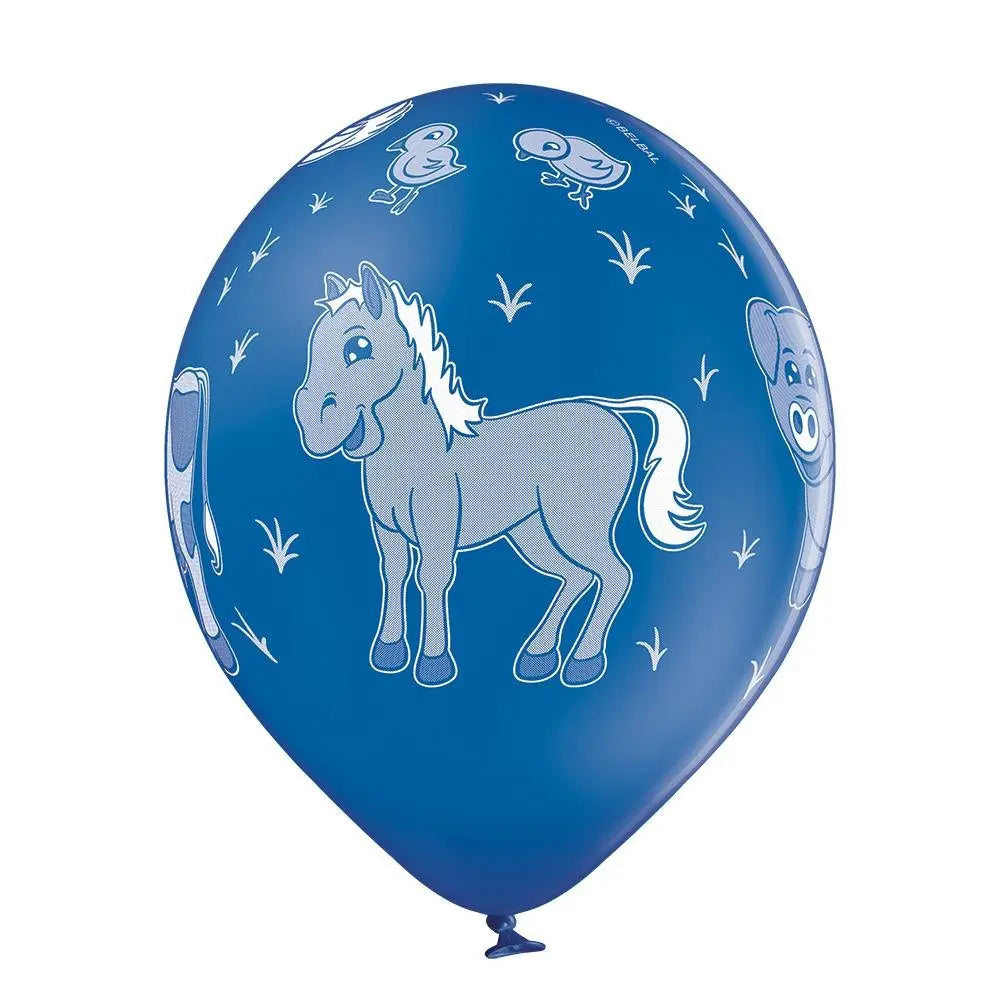 Bauernhof Tiere Ballon - Latex bedruckt