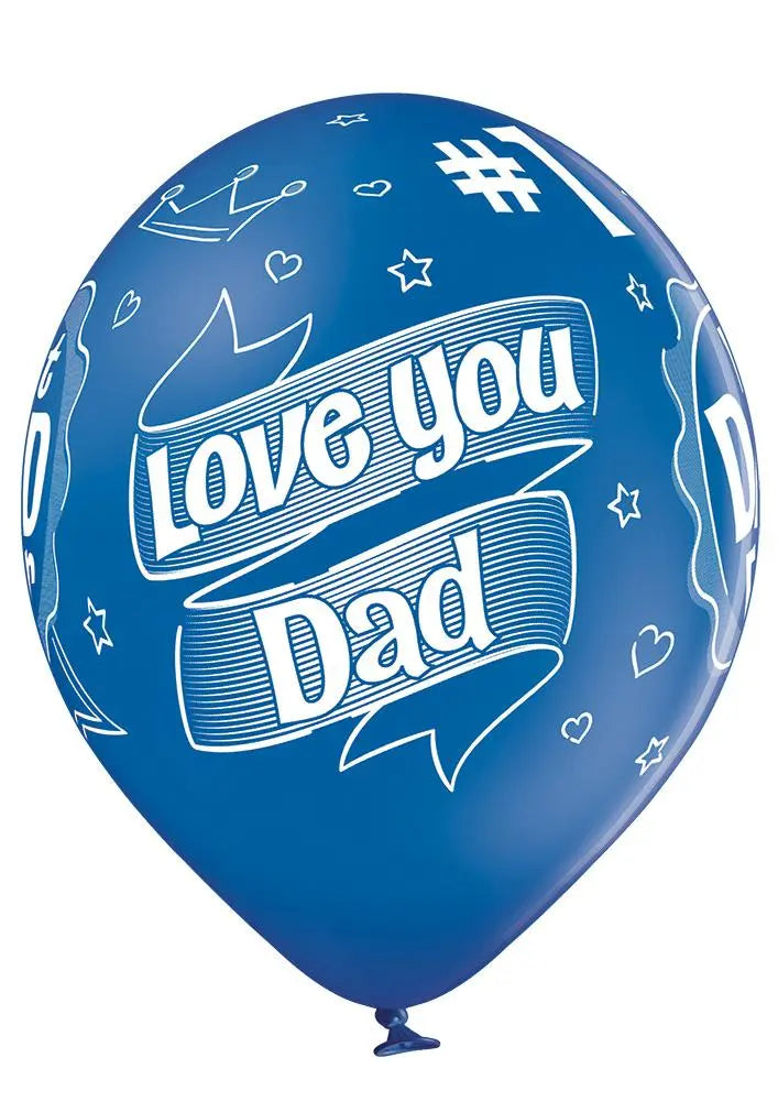 Best Dad Ever Ballon - Latex bedruckt