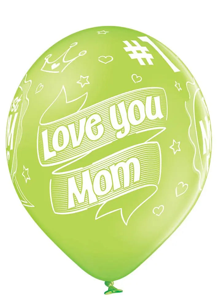 Best Mom Ever Ballon - Latex bedruckt