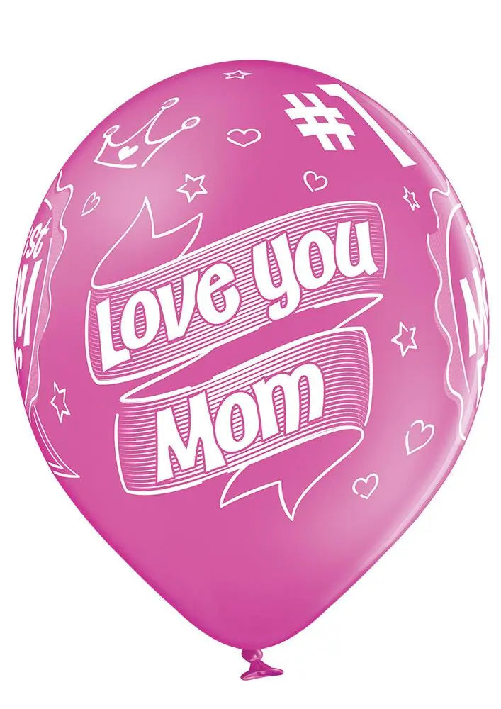 Best Mom Ever Ballon - Latex bedruckt