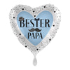 Meilleur ballon coeur papa (rempli d'hélium) 
