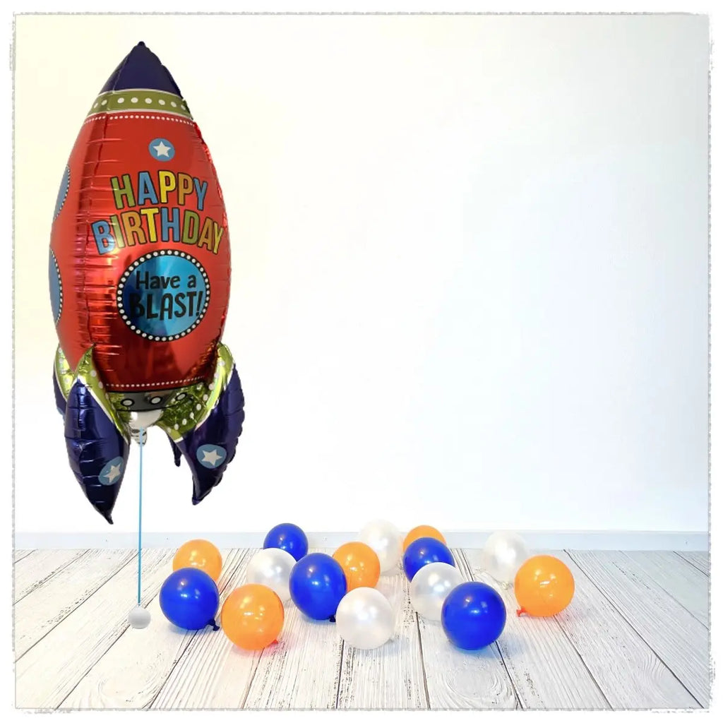 Bouquet zu Astronaut Ballon (mit Helium gefüllt) - Bouquet zu Ballone