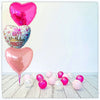 Bouquet to Disney Princesses Birthday Frame Balloon (rempli d'hélium) 