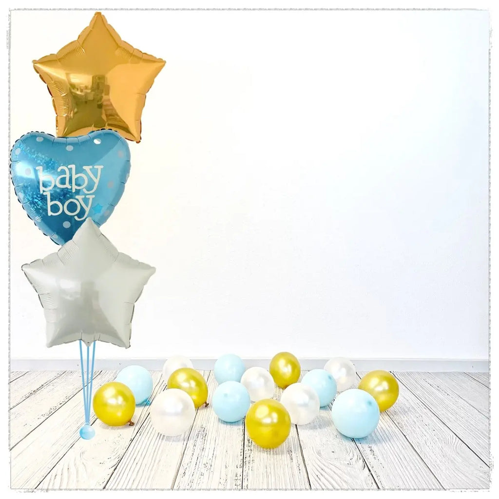 Bouquet zu It's a Boy Babyflasche Ballon (mit Helium gefüllt) - Bouquet zu Ballone