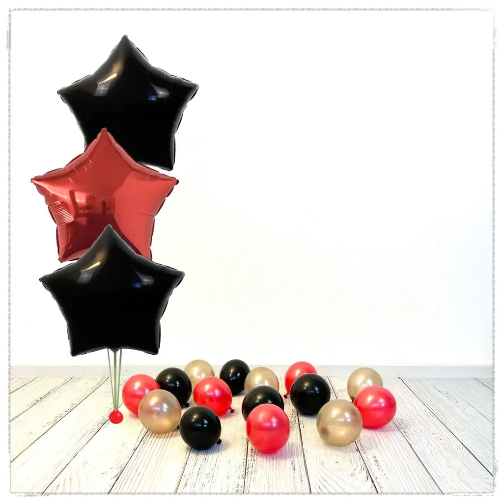 Bouquet zu Piraten Schiff Ballon (mit Helium gefüllt) - Bouquet zu Ballone