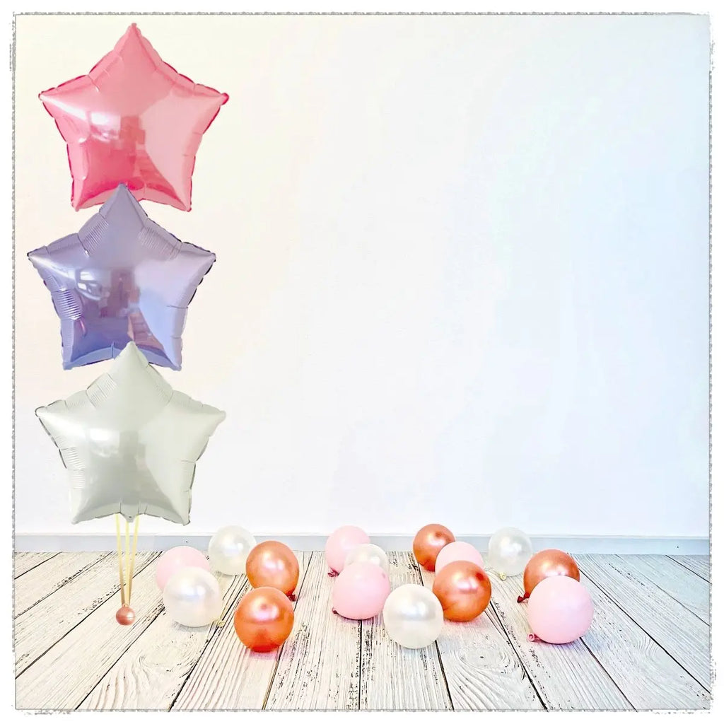 Bouquet zu Zahlen Ballon Rosegold (mit Helium gefüllt) - Bouquet zu Ballone