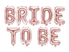 Bannière ballon BRIDE TO BE XL or rose 