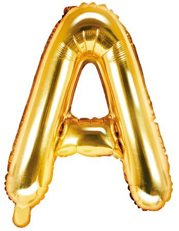 Buchstaben Ballon gold A - Buchstaben Ballon gold klein