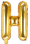 Lettre ballon or H 