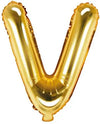 Ballon lettre or V 