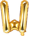 Ballon lettre or W 