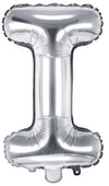 Ballon lettre argent I 