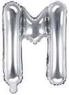 Ballon lettre argent M 