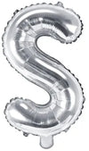 Ballon lettre argent S 