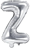 Ballon lettre argent Z 
