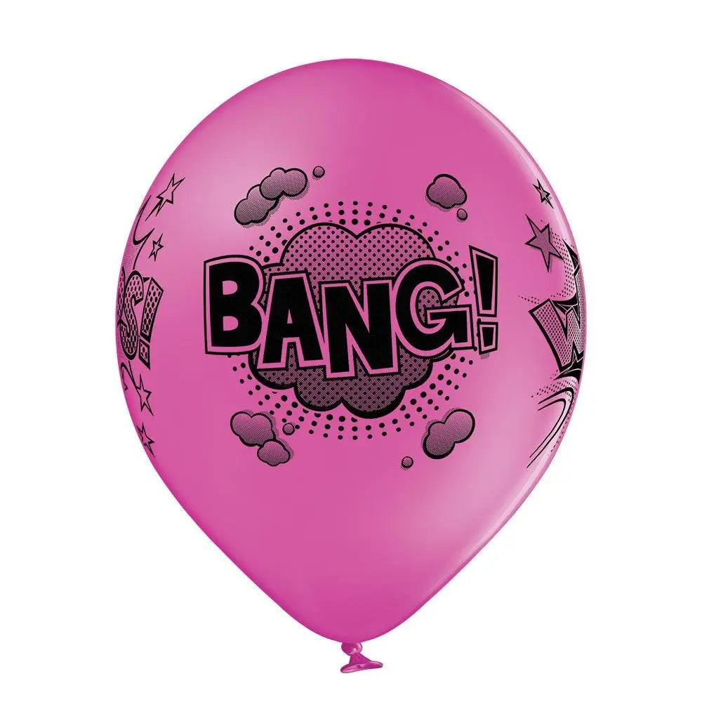 Comic Bubbles Ballon - Latex bedruckt