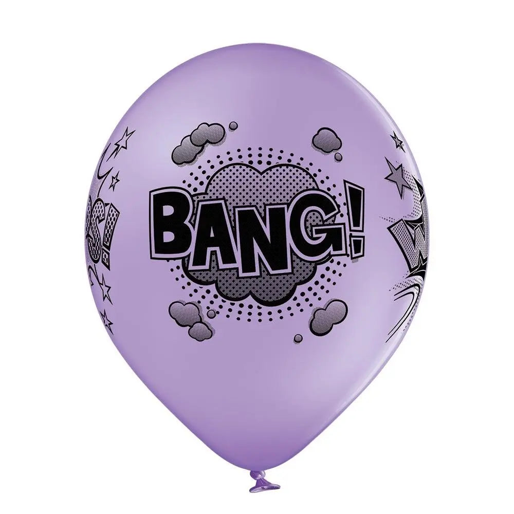 Comic Bubbles Ballon - Latex bedruckt