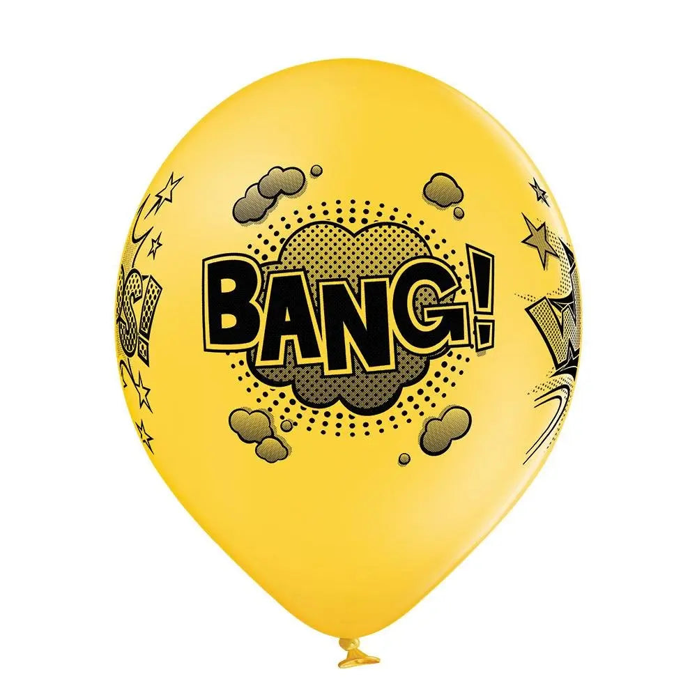 Comic Bubbles Ballon - Latex bedruckt