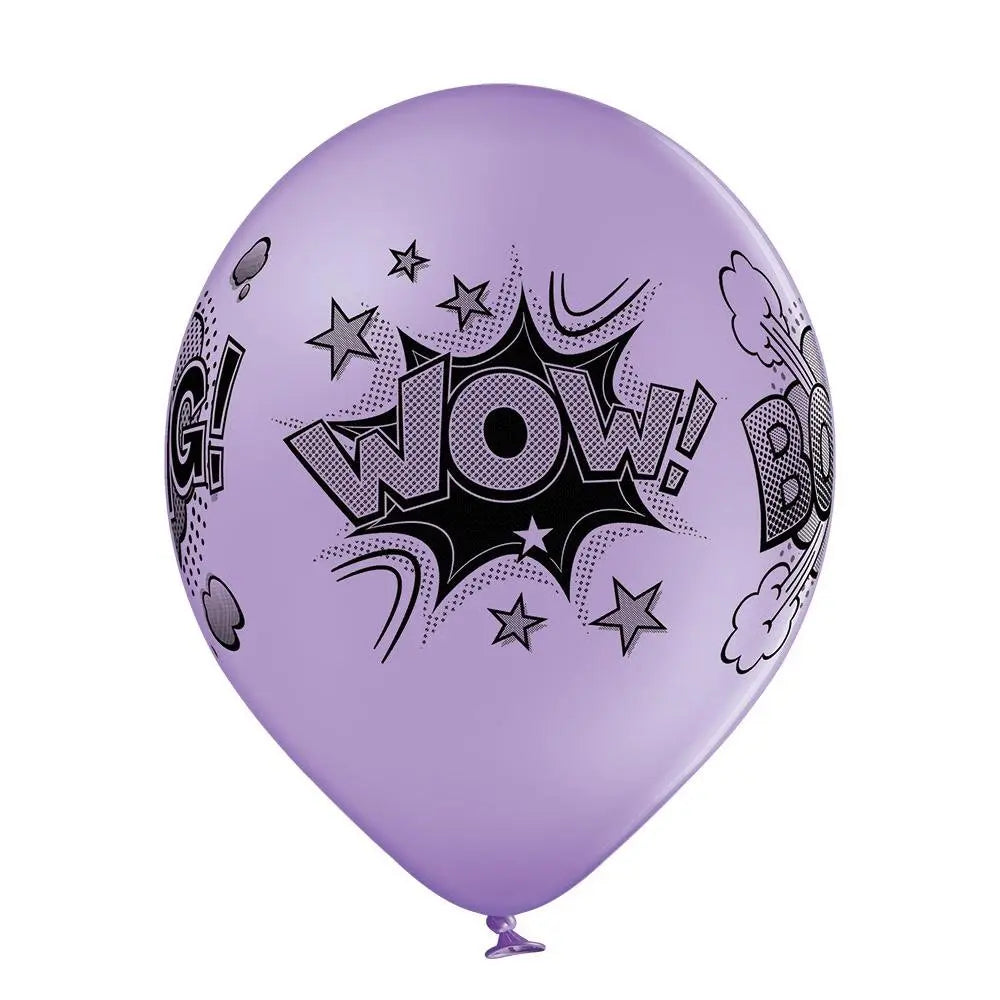 Comic Bubbles Ballon - Latex bedruckt